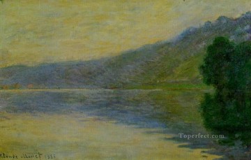  por Arte - El Sena en PortVillez Efecto azul Claude Monet